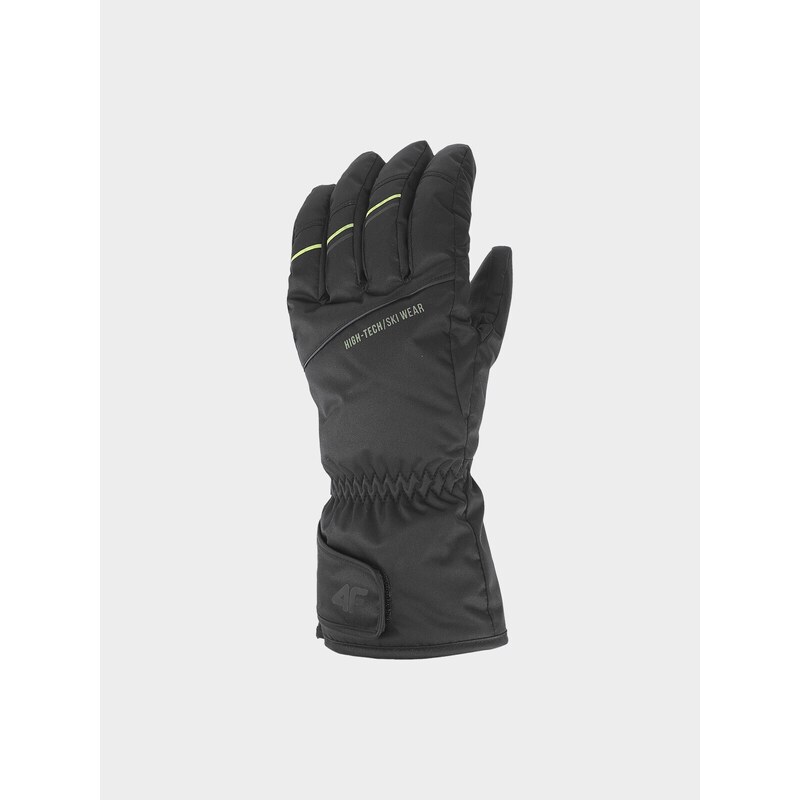 4F Mănuși de schi Thinsulate pentru bărbați - negre - L