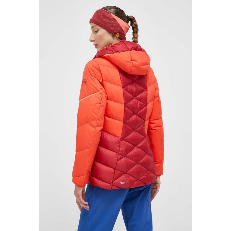 LA Sportiva geaca sport din puf Bivouac culoarea rosu