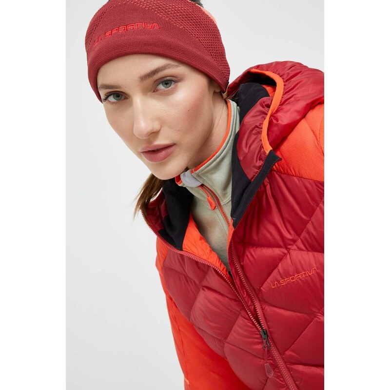 LA Sportiva geaca sport din puf Bivouac culoarea rosu