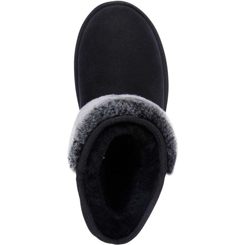 Emu Australia cizme de zapada din piele intoarsa Atkinson Frost culoarea negru, W12935.BLAK