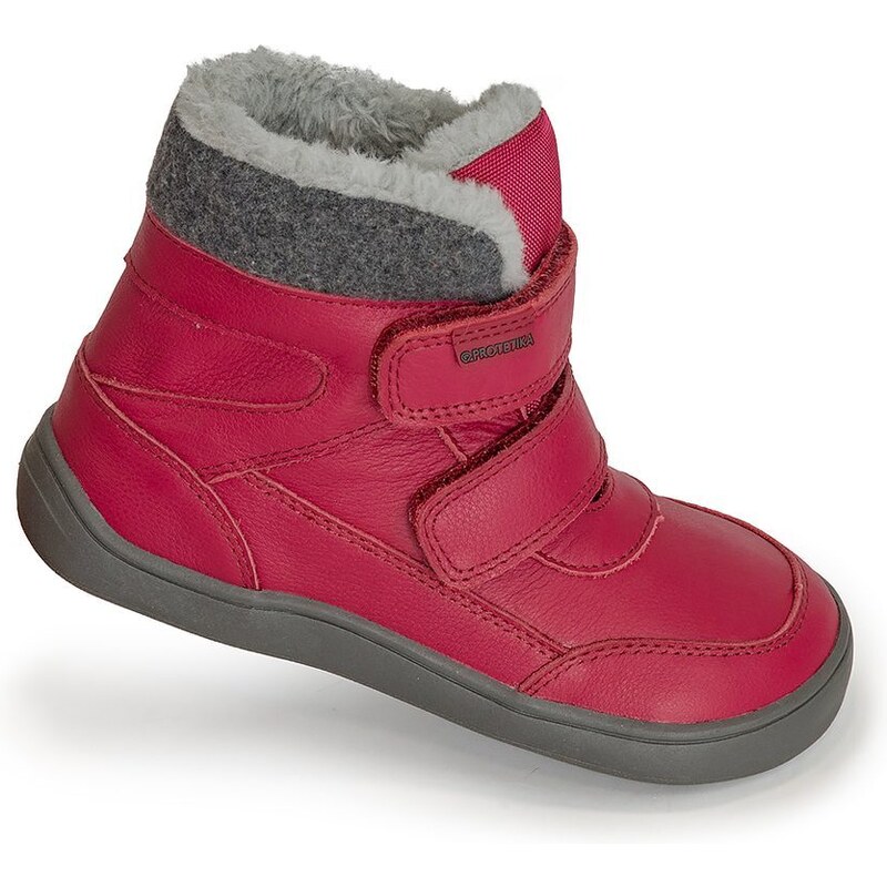 Protetika Fete cizme de iarnă Barefoot TAMIRA FUXIA, proteze, roz