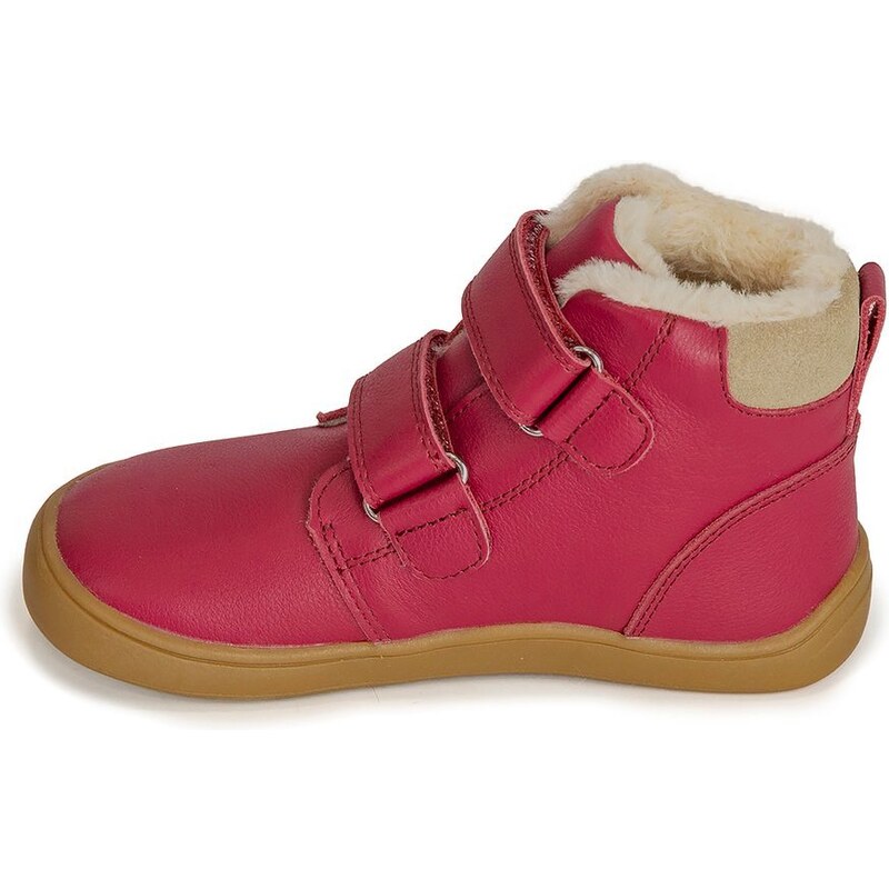 Protetika Fete cizme de iarnă Barefoot DENY FUXIA, protetika, roz