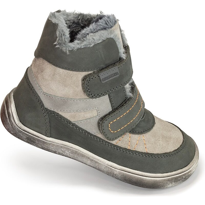 Protetika Băieți cizme de iarnă Barefoot RODRIGO GREY, Protezare, gri