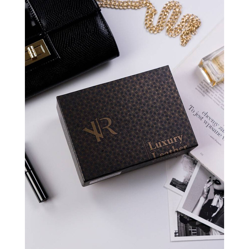 Portofel dama din piele naturala Rovicky PTR-R-RD-02-GCL-Q-3806 B