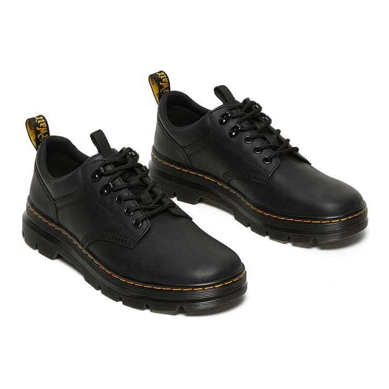 Dr. Martens pantofi de piele Reeder barbati, culoarea negru, DM27104001