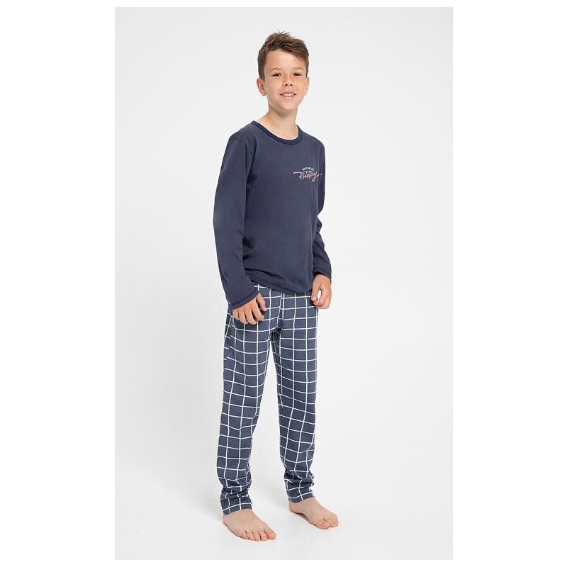 Taro Pijamale pentru băieți Roy albastru