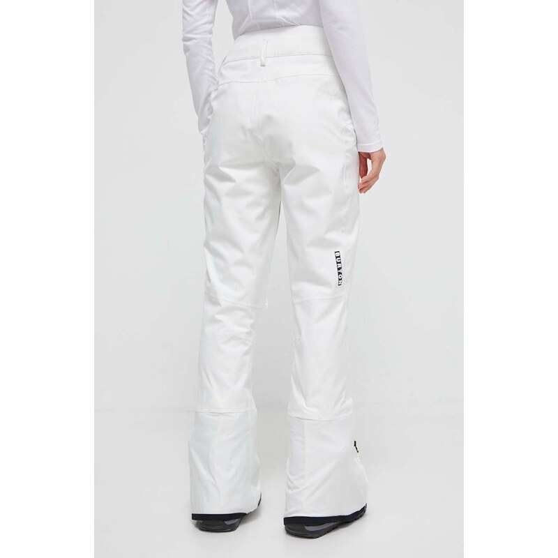 Burton pantaloni Marcy High Rise culoarea alb
