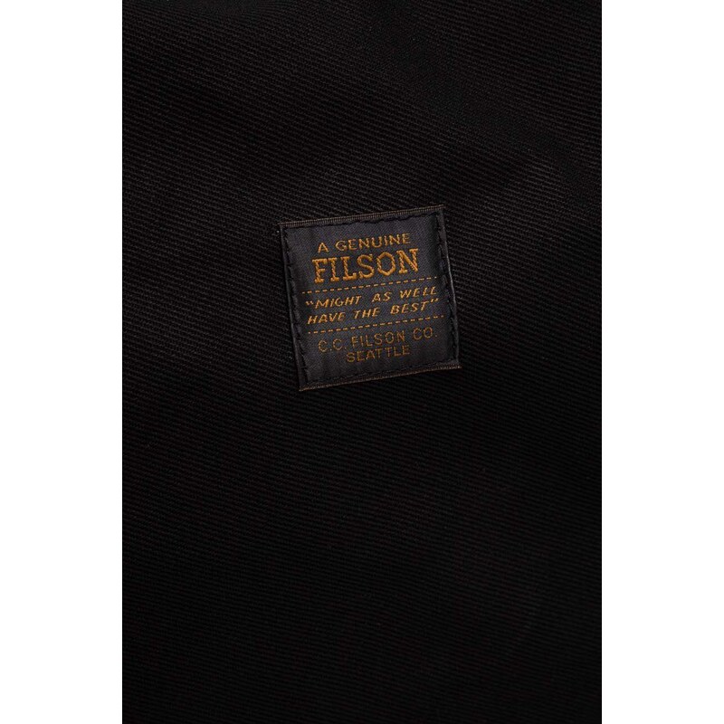 Filson geantă Duffle Medium culoarea negru, FMLUG0026