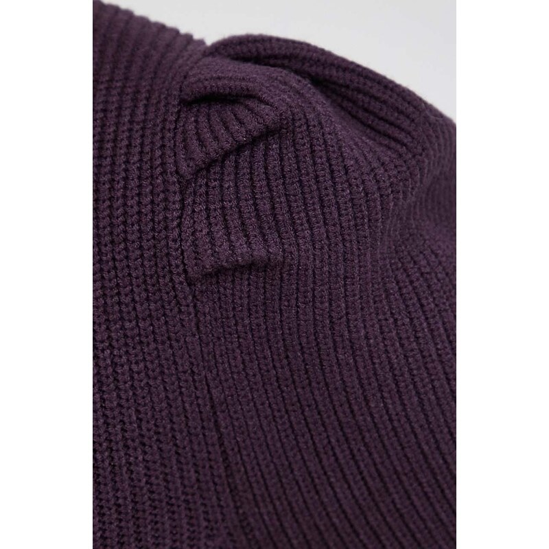Morgan pulover femei, culoarea violet, cu turtleneck