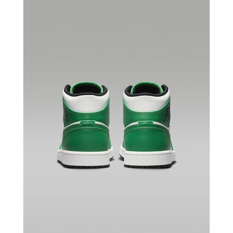 Air Jordan 1 Mid Lucky Green/White