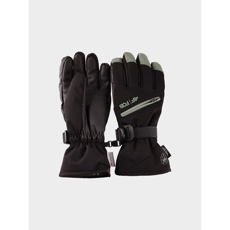 4F Mănuși de snowboard Thinsulate pentru bărbați - negre - L