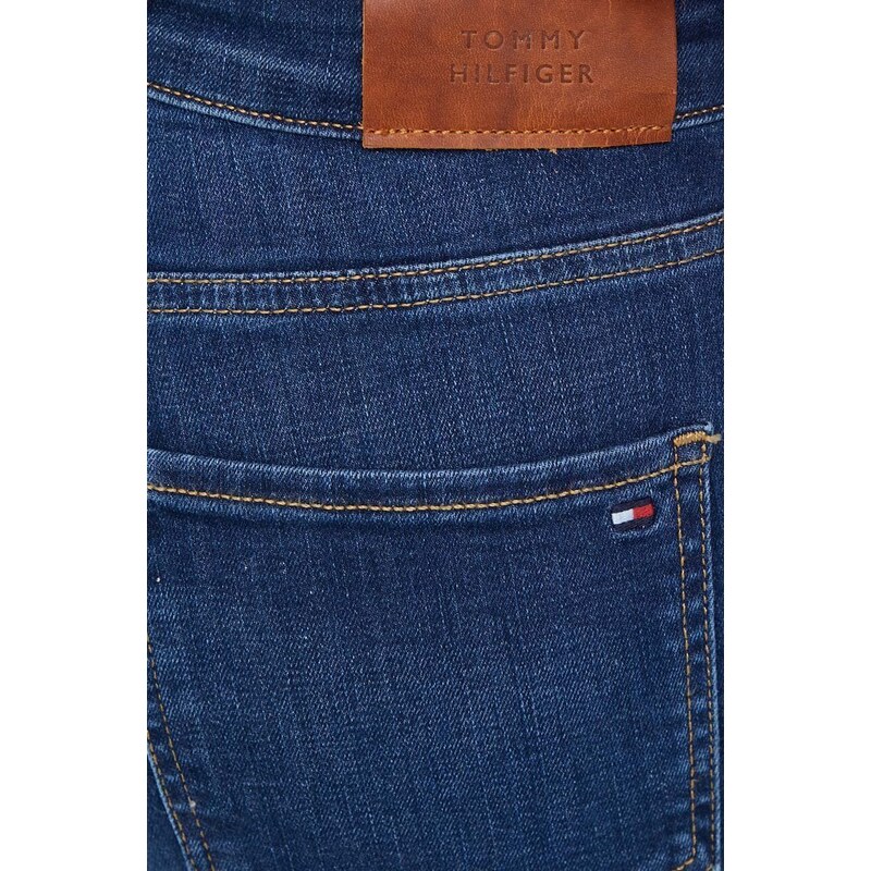 Tommy Hilfiger jeans femei, culoarea bleumarin WW0WW40647