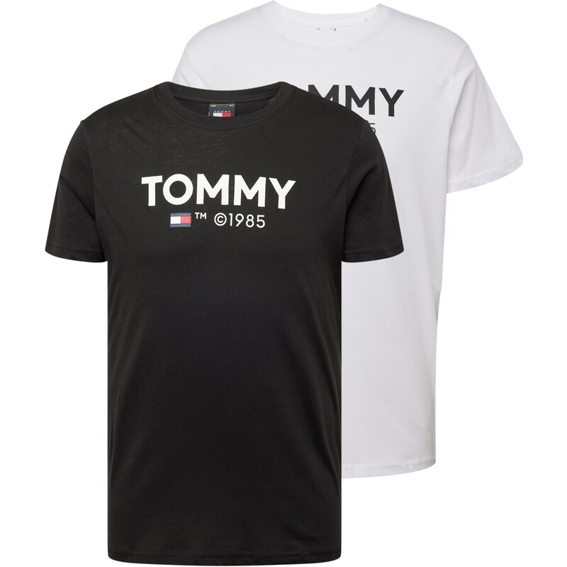 Tommy Jeans Tricou bleumarin / roșu / negru / alb
