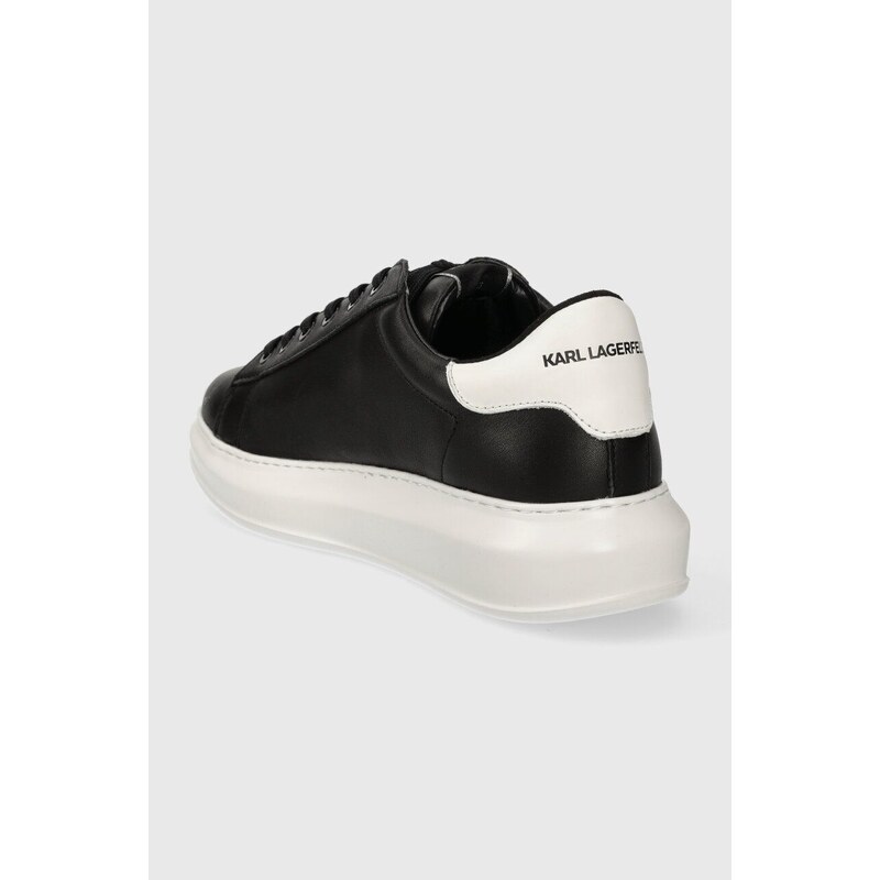 Karl Lagerfeld sneakers din piele KAPRI MENS culoarea negru, KL52530N
