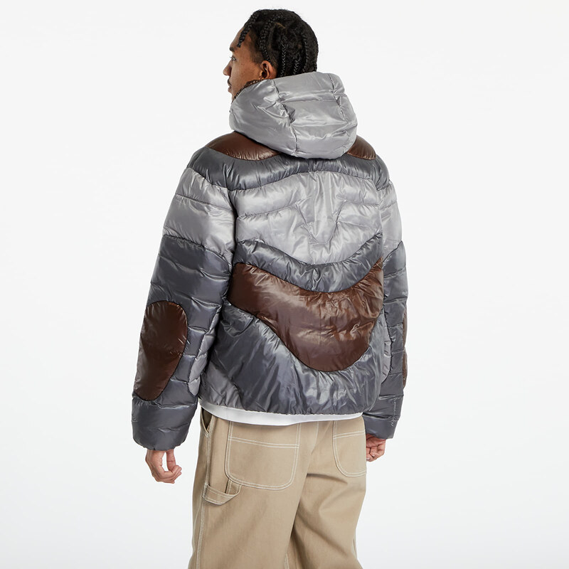 Jachetă cu puf pentru bărbați Nike Sportswear Tech Pack Therma-FIT ADV Oversized Hooded Jacket ﻿Flat Pewter/ Iron Grey