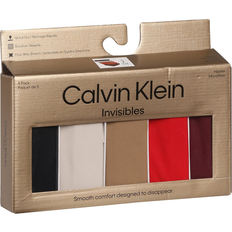 5PACK chiloți pentru femei Calvin Klein multicolor fără cusur (QD5148E-HW1) M