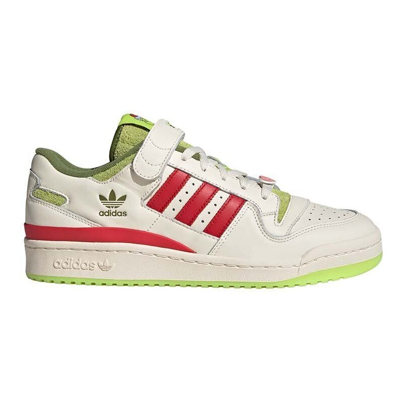adidas Originals sneakers Forum Low The Grinch culoarea bej, ID3512