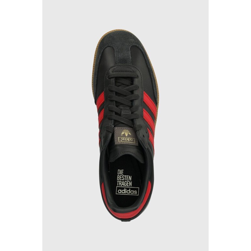adidas Originals sneakers din piele Samba OG culoarea gri, IG6173