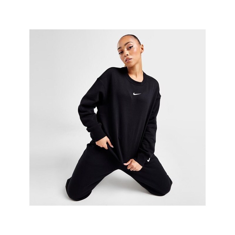 Nike Bluz W Nsw Phnx Flc Os Crew Femei Imbr c minte Bluze DQ5733 010 Negru GLAMI.ro