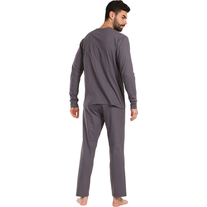 Pijamale pentru bărbați Nedeto gri (NP003) M