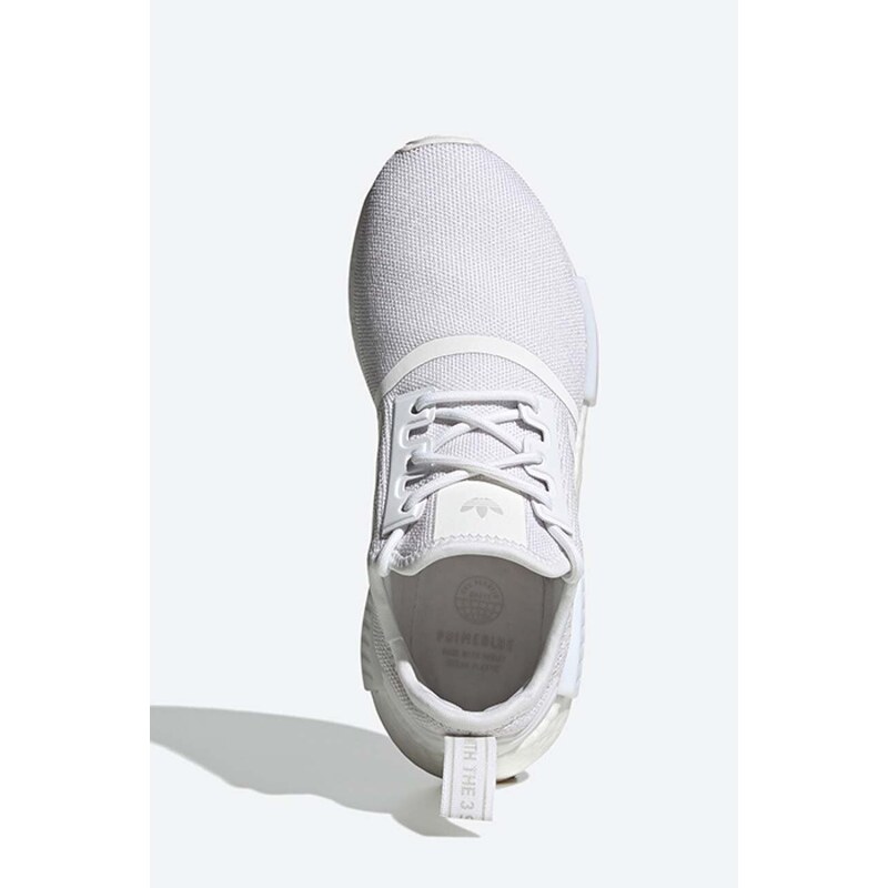 adidas Originals sneakers NMD_R1 J Primeblue culoarea alb H02334-white