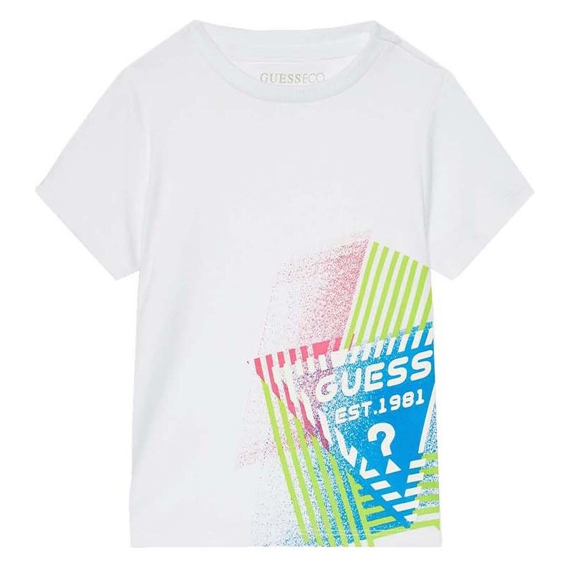 GUESS K T-Shirt Pentru copii Ss T-Shirt N4RI02K8HM4 g011 pure white