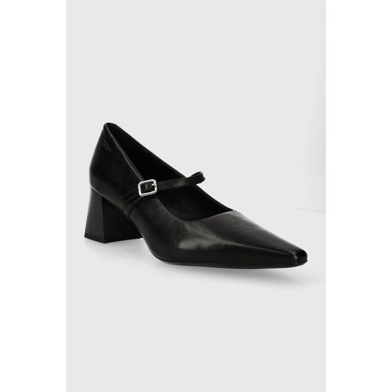 Vagabond Shoemakers pantofi de piele ALTEA culoarea negru, cu toc drept, 5740.201.20