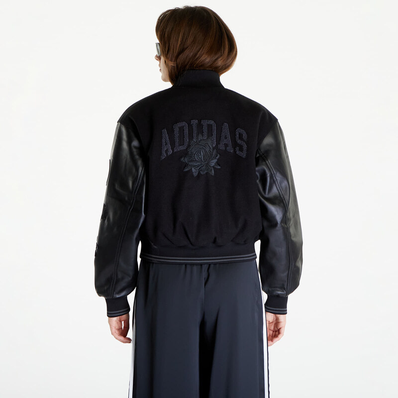 adidas Originals Jachetă bomber pentru femei adidas Oversized Collegiate Jacket Black