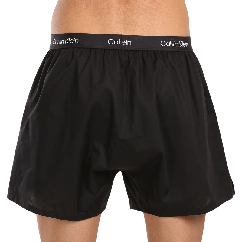Boxeri largi bărbați Calvin Klein negri (NB3716A-UB1) M