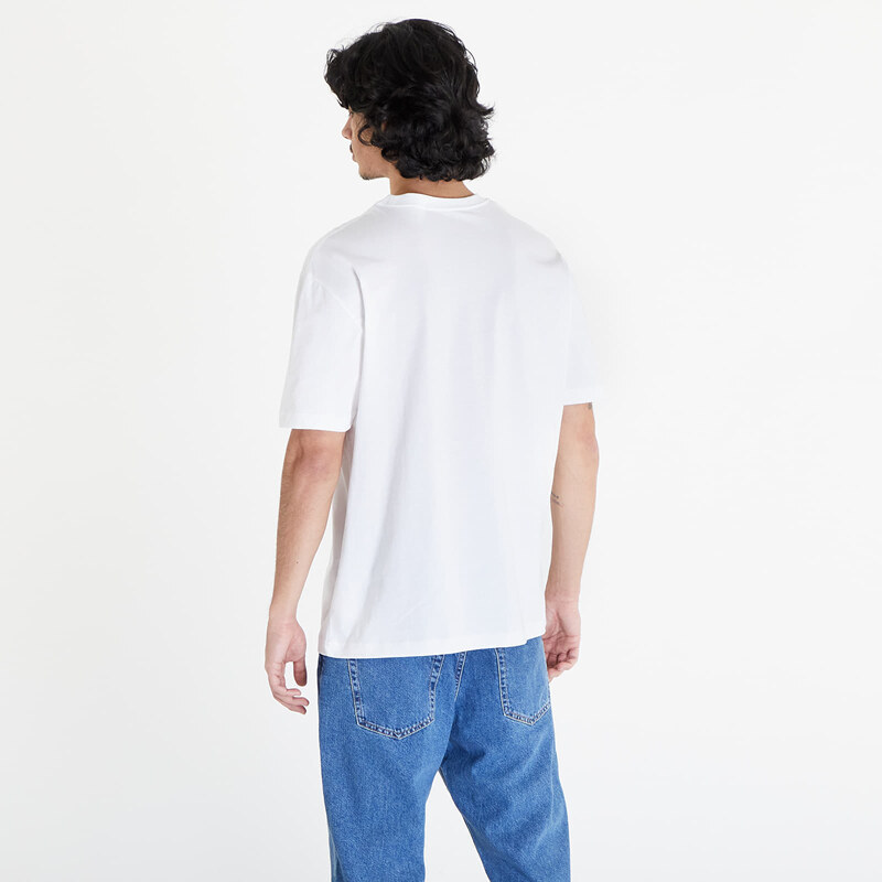 Tricou pentru bărbați Calvin Klein Jeans Diffused Logo Short Sleeve Tee Bright White