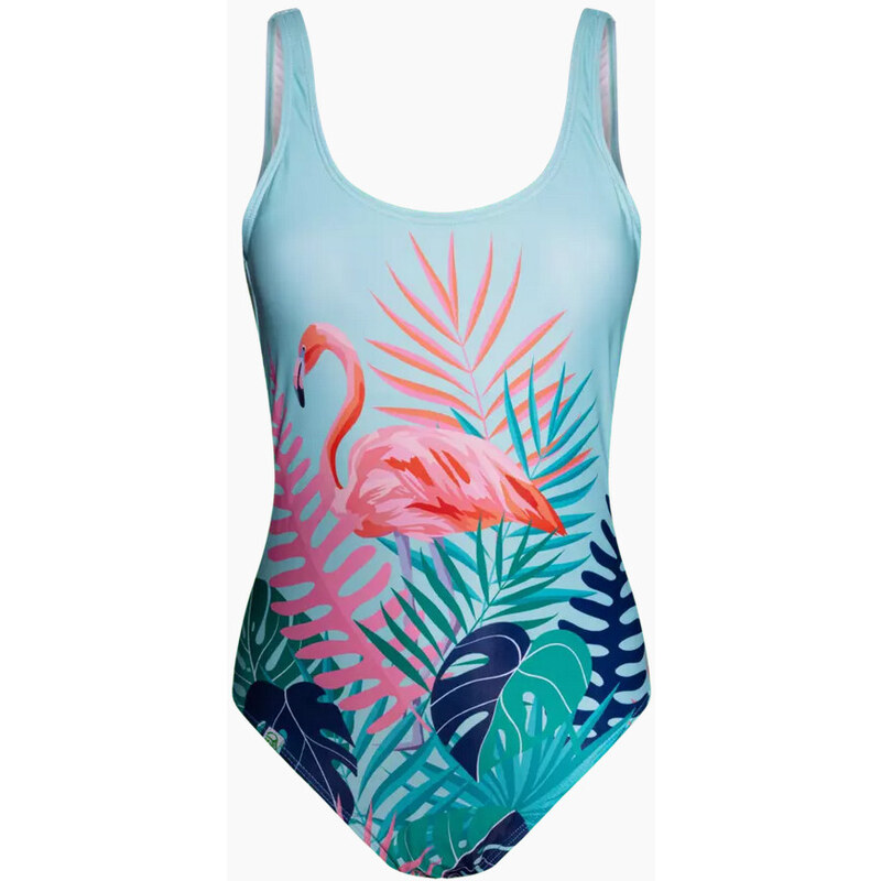 Costum de baie vesel pentru femei, dintr-o singură piesă Dedoles Wild Flamingo (D-W-SCL-S-OPS-C-1212) XS