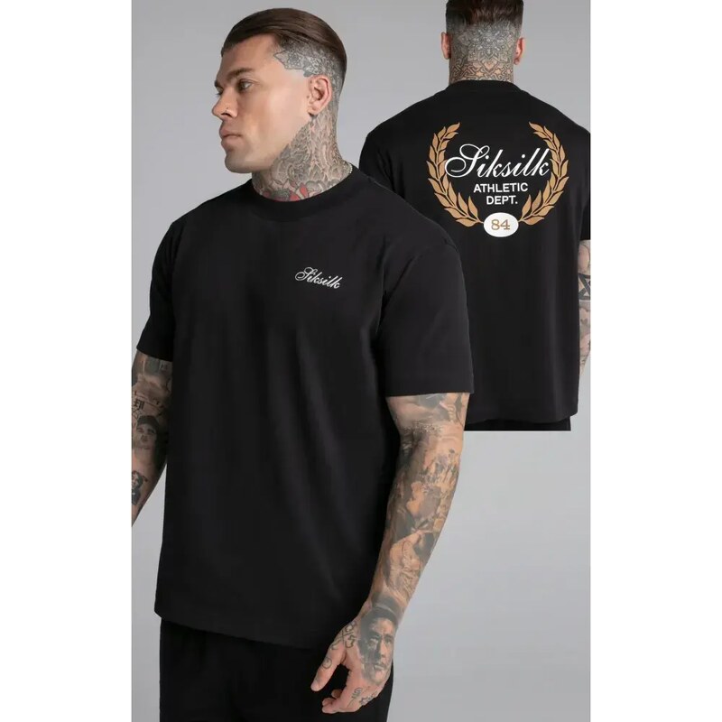 Tricou SIKSILK Graphic Tshirt black