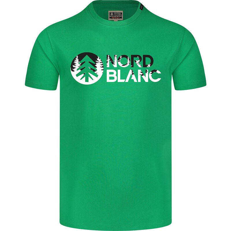Nordblanc Tricou verde pentru bărbați SHADOWING