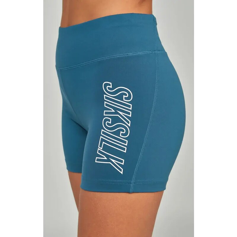 Pantaloni scurți de damă SIKSILK Sports Essentials Booty teal
