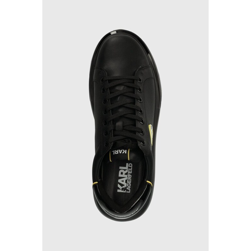 Karl Lagerfeld sneakers din piele KAPRI KUSHION culoarea negru, KL52634