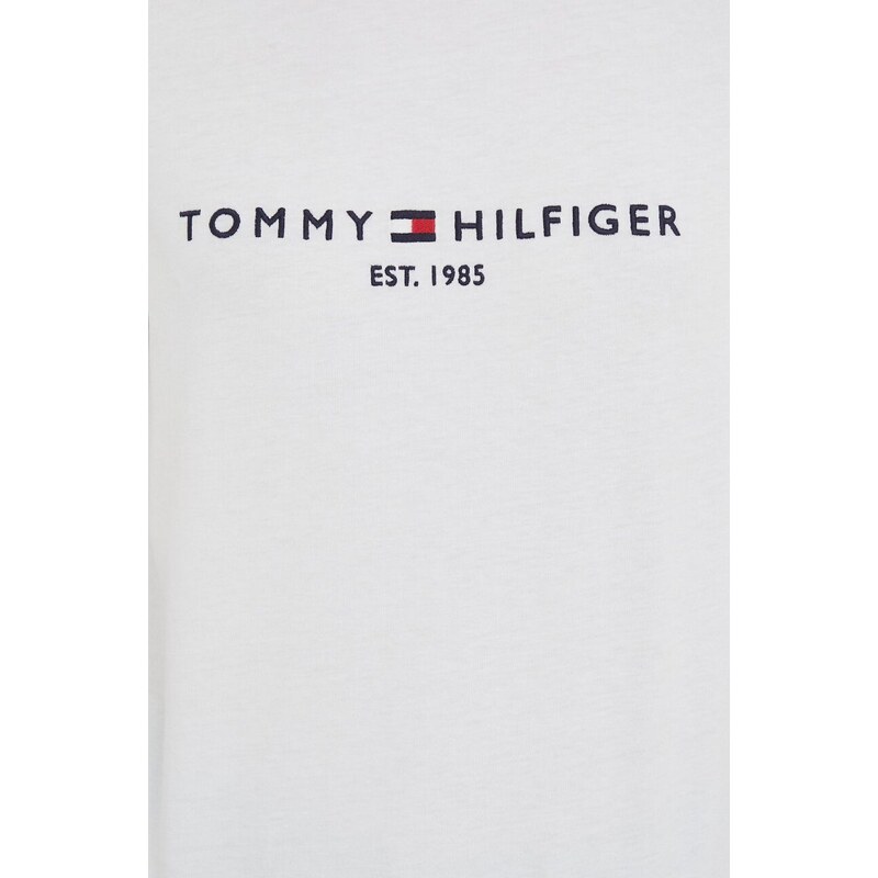 Tommy Hilfiger tricou din bumbac culoarea alb WW0WW31999