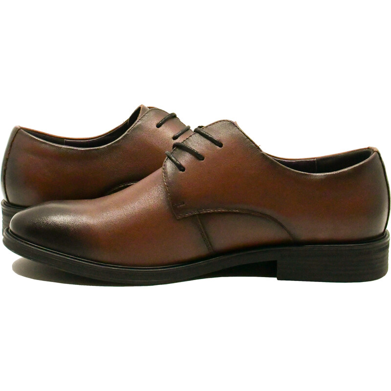 Pantofi maro eleganti Mels din piele naturala FNX10663