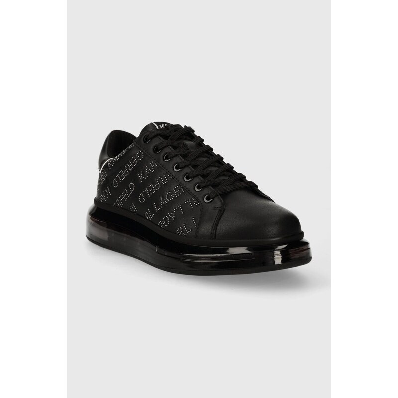Karl Lagerfeld sneakers din piele KAPRI KUSHION culoarea negru, KL52671