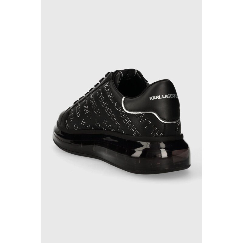 Karl Lagerfeld sneakers din piele KAPRI KUSHION culoarea negru, KL52671