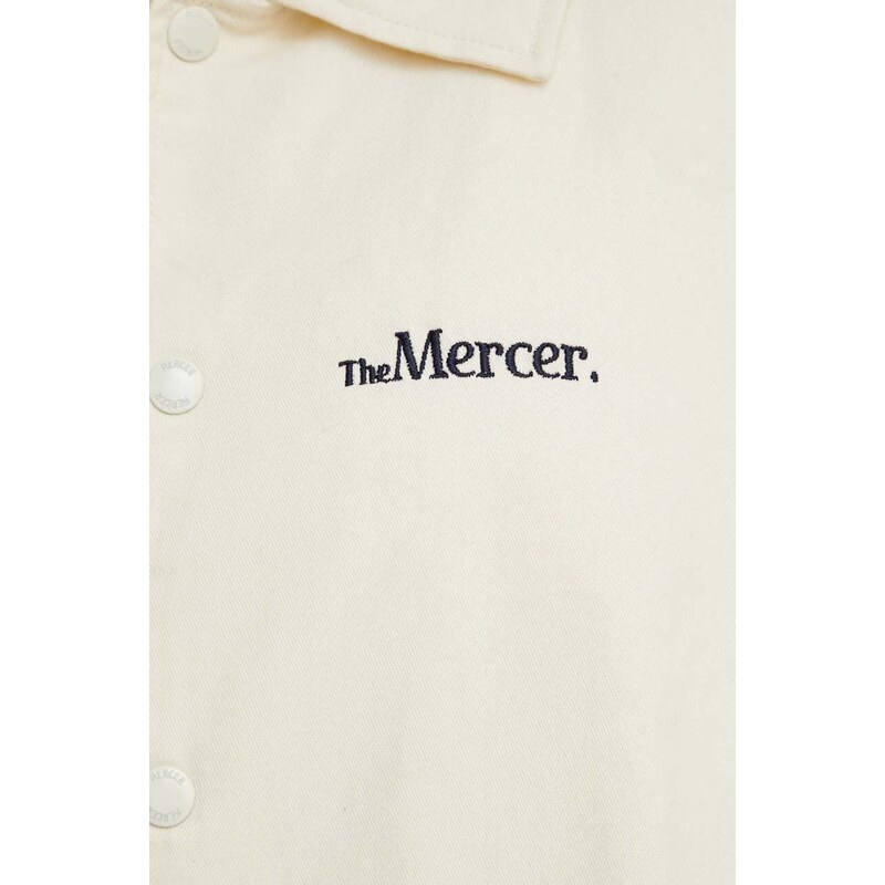 Mercer Amsterdam jacheta de bumbac culoarea bej, de tranzitie