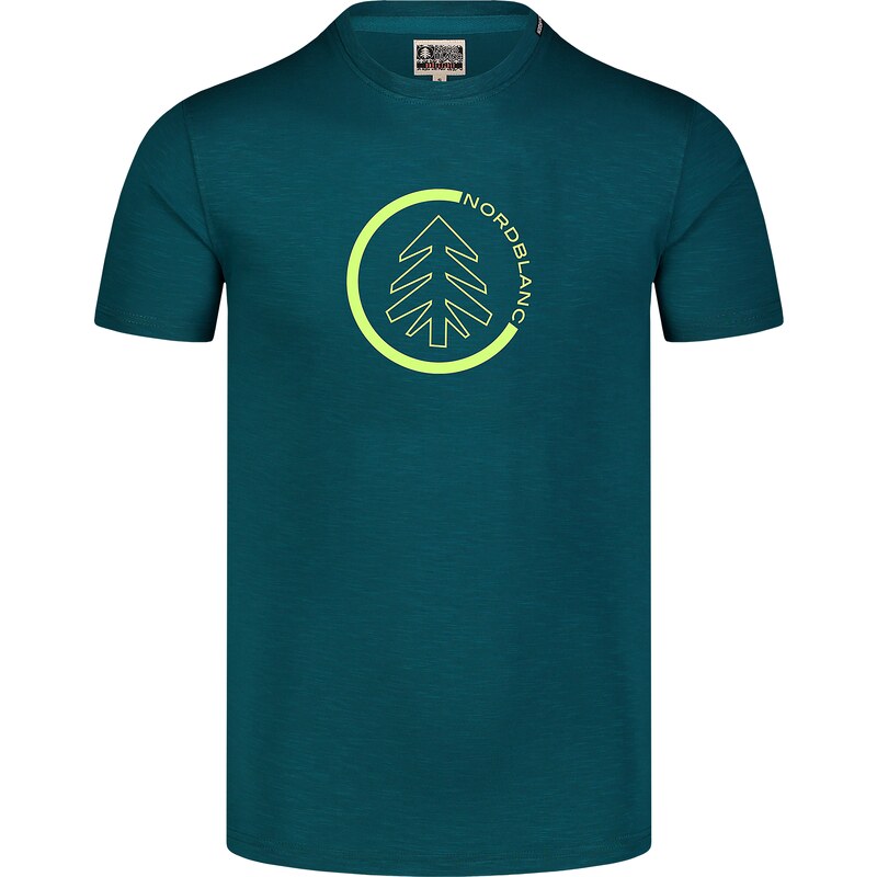 Nordblanc Tricou verde pentru bărbați BOULEVARD