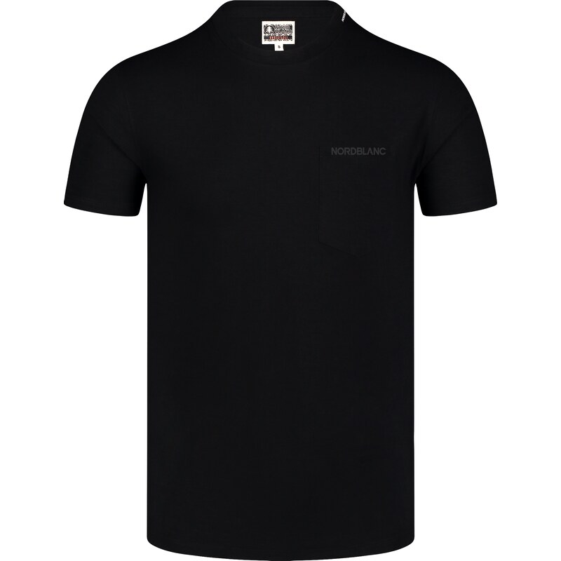Nordblanc Tricou negru pentru bărbați SACHET