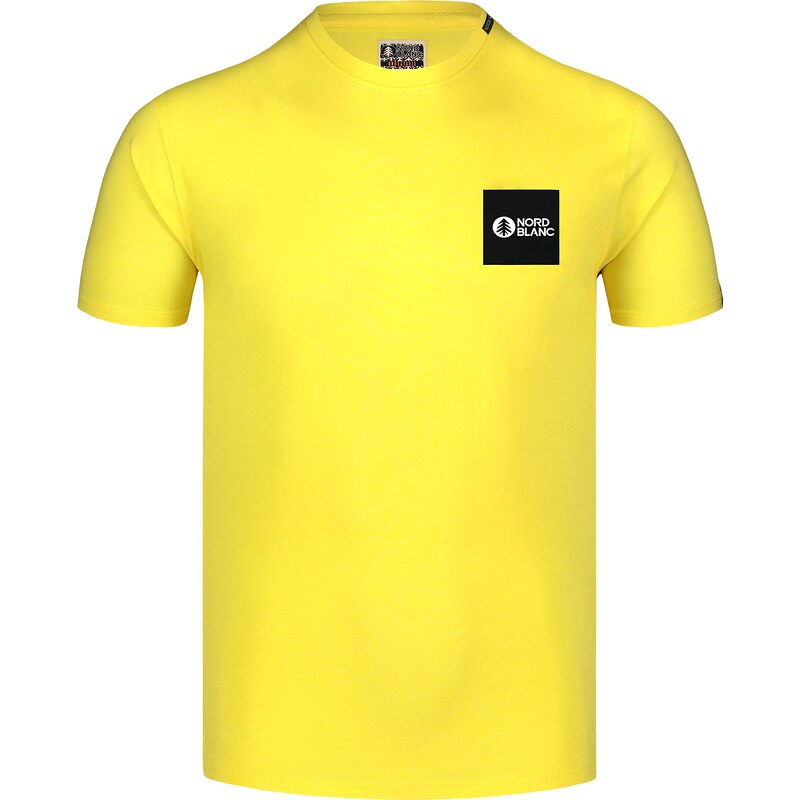 Nordblanc Tricou galben pentru bărbați OPPOSITION