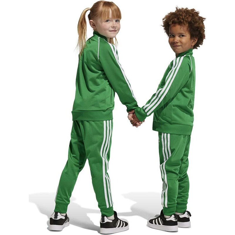 adidas Originals trening copii culoarea verde