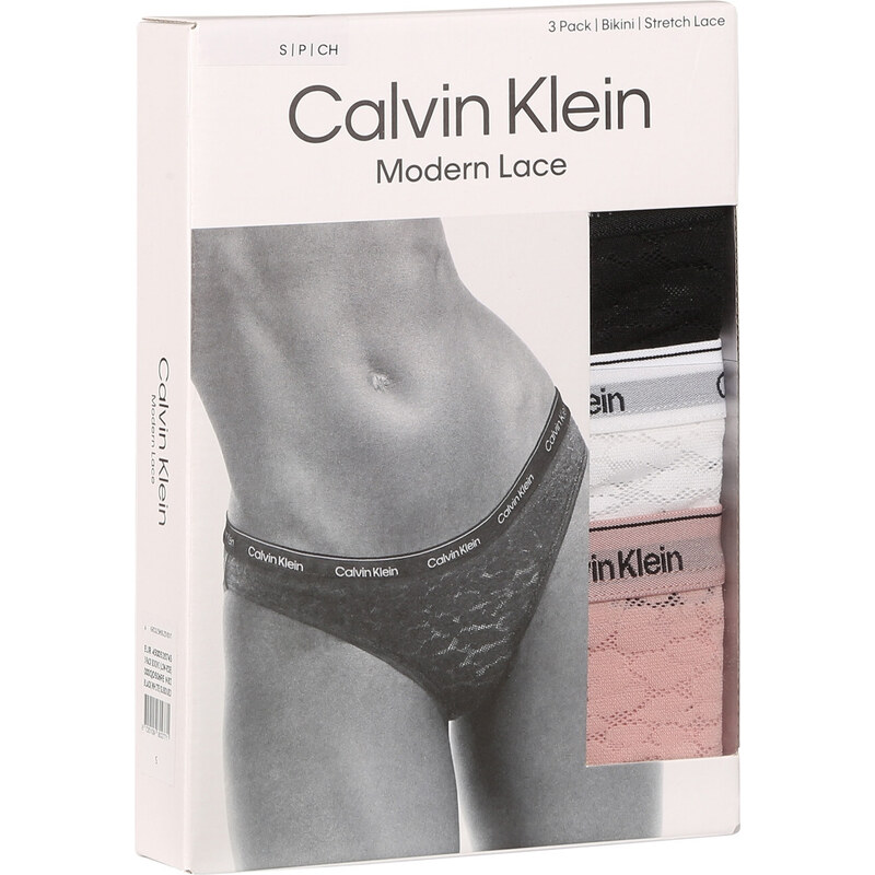 3PACK chiloți damă Calvin Klein multicolori (QD5069E-N8I) XL