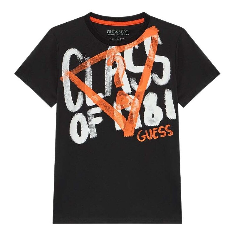 GUESS K T-Shirt Pentru copii Ss T-Shirt L4RI22K8HM4 jblk jet black a996