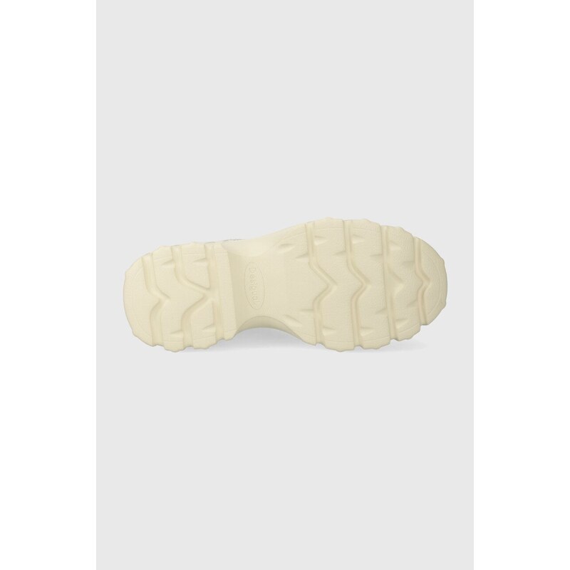 Desigual sneakers din piele Chunky culoarea bej, 24SSKL01.1011