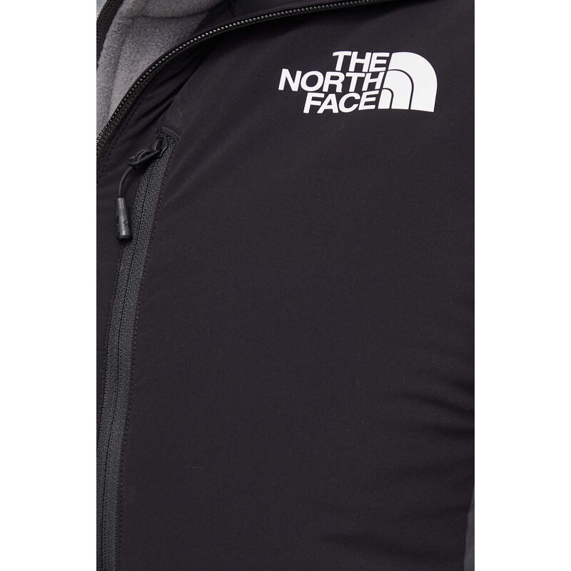 The North Face vesta barbati, culoarea negru, de tranzitie