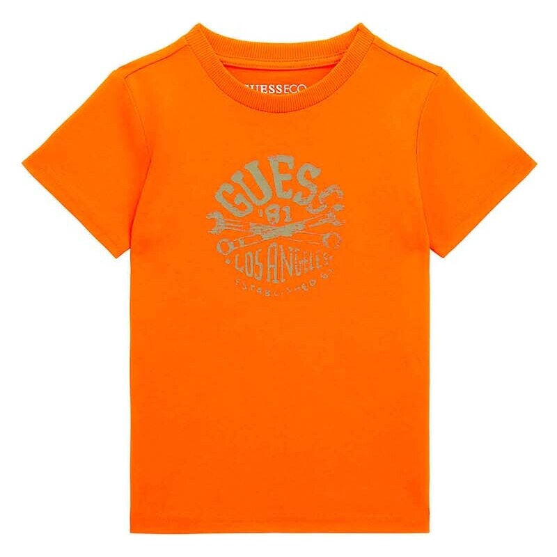 GUESS K T-Shirt Pentru copii Ss T-Shirt N4RI22K8HM4 g3d8 chaotic orange