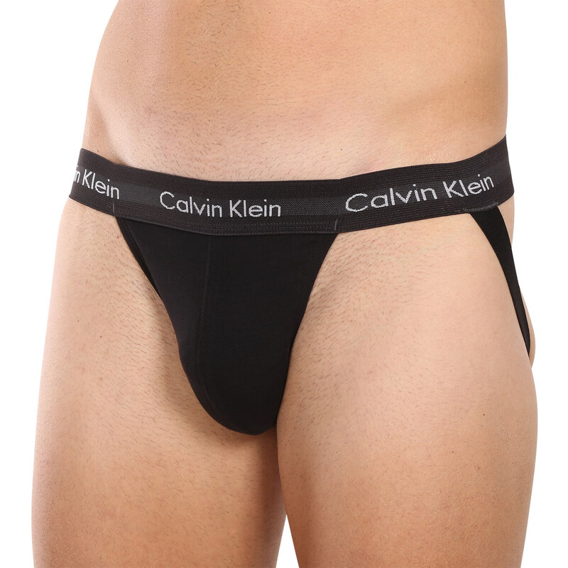3PACK jocks bărbați Calvin Klein negri (NB3363A-H4X) M